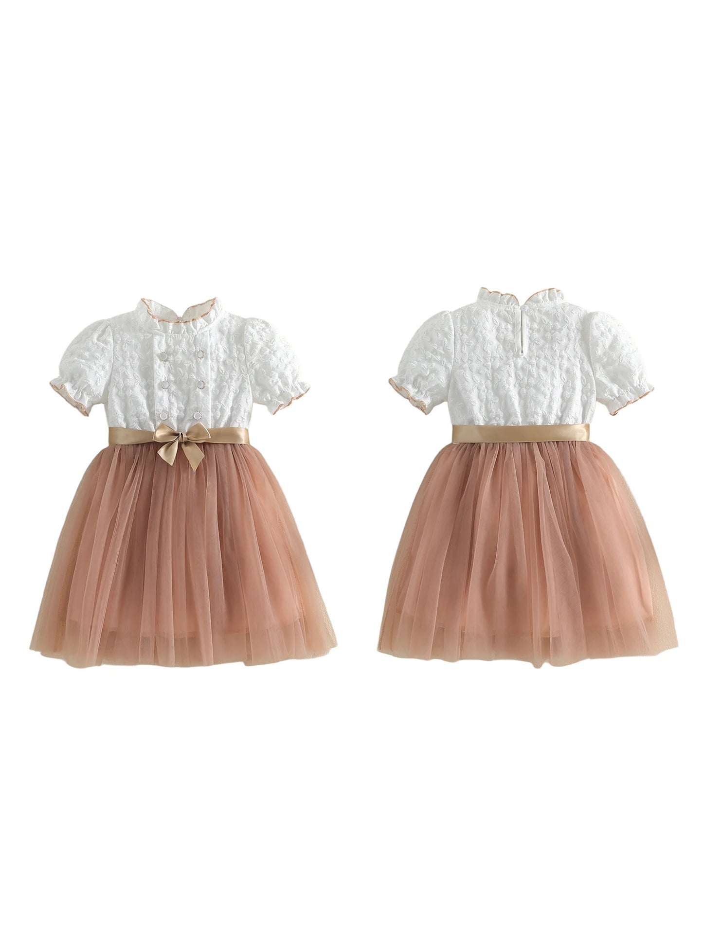 Elegant Flower Girl Lace Dress Vintage Style For Special Occasions
