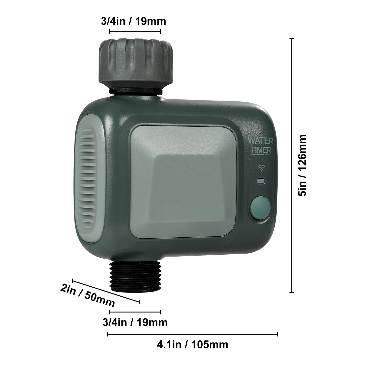 SucceBuy WiFi Sprinkler Timer Single Two Outlet App Control IPX6