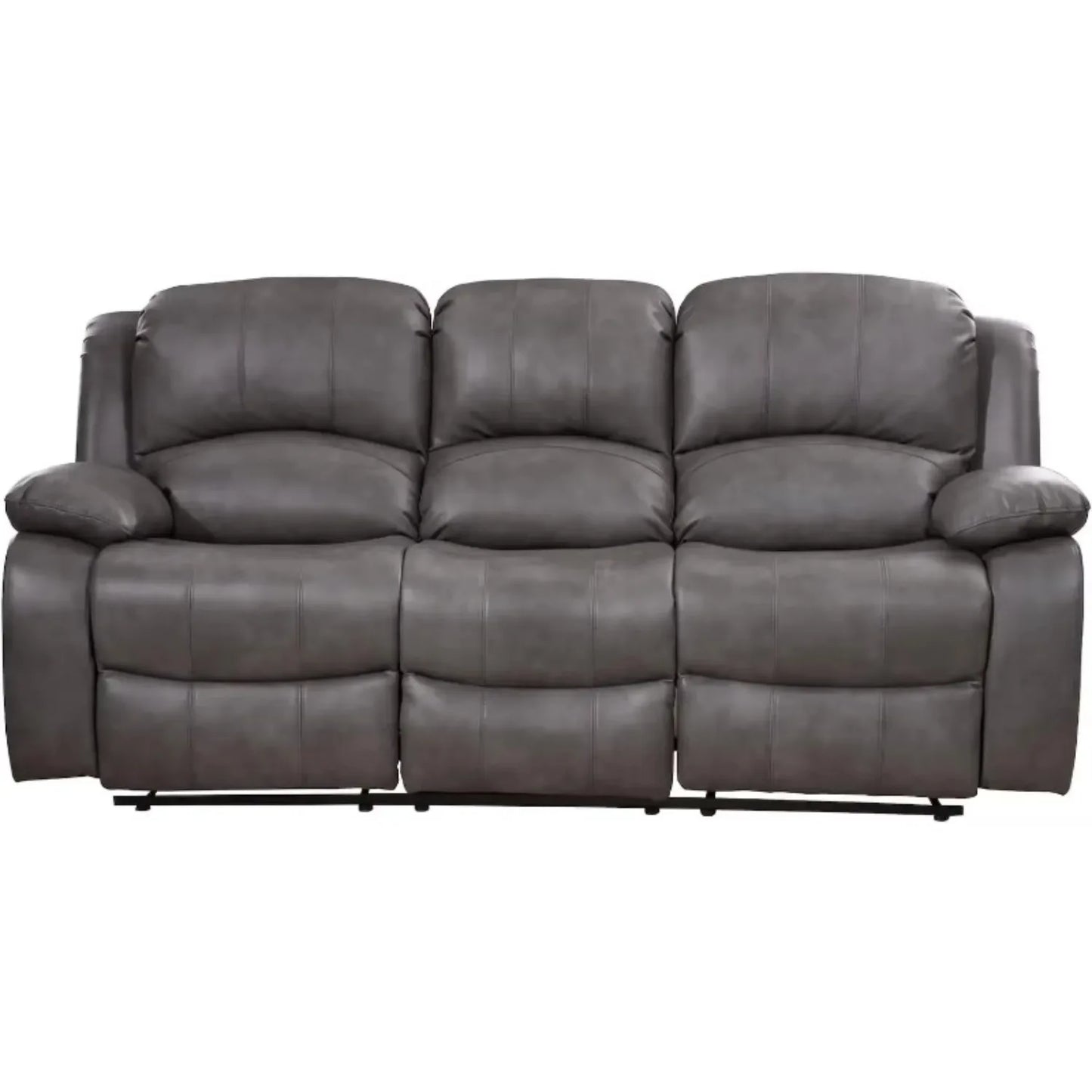 Leather Air Reclining Sofa Loveseat Set For Living Room Furniture