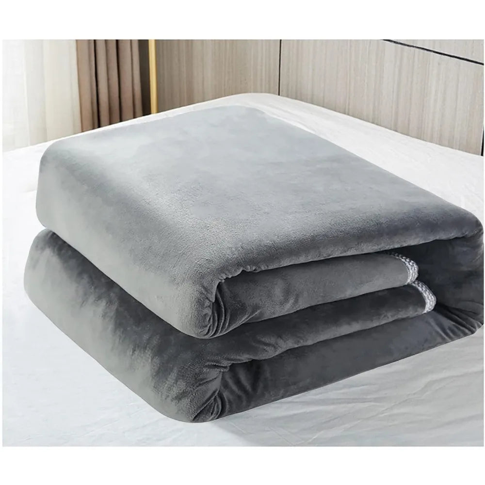 Craft of Weaving Heated Electric Blanket Throw With Multiple Settings