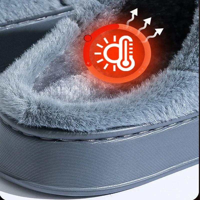 Winter Indoor Non-Slip Slippers for Men and Women