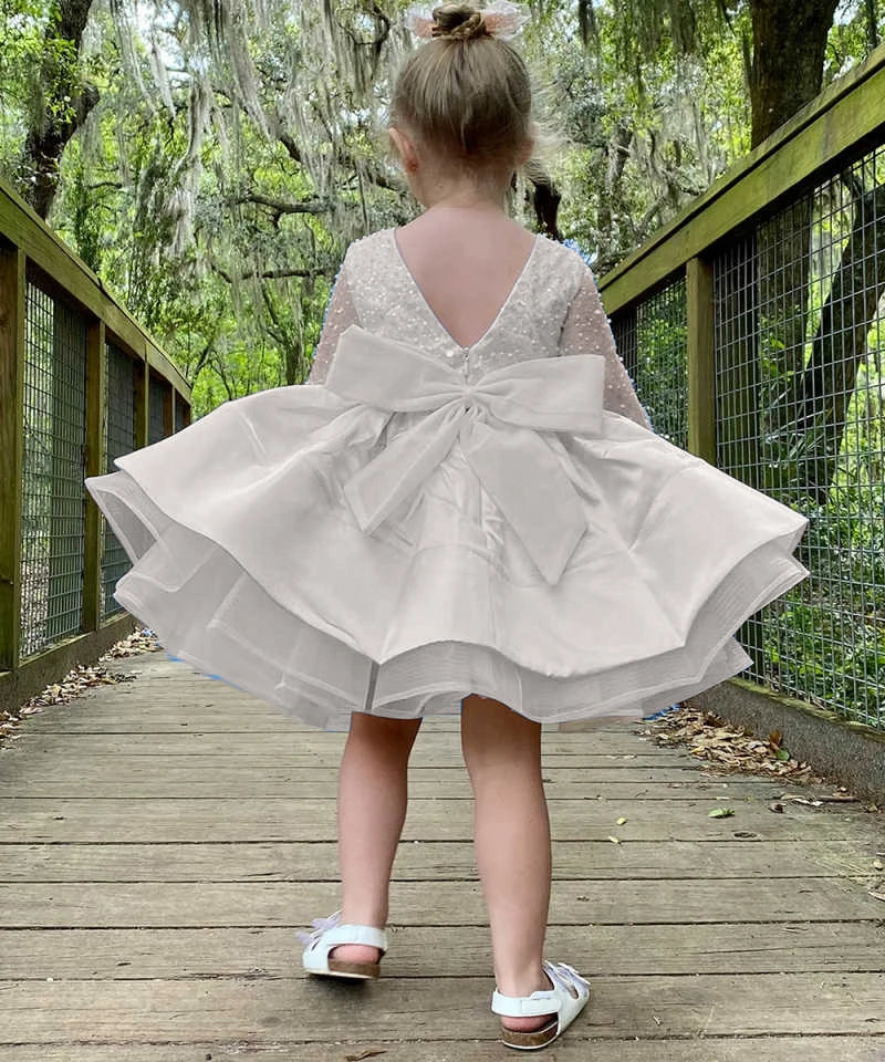 Girls Pageant Dress Puffy Ball Gown For Wedding First Communion