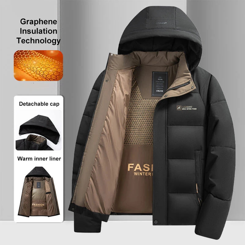 Ningxia Fujian Graphene Warm Windproof Jacket For Men