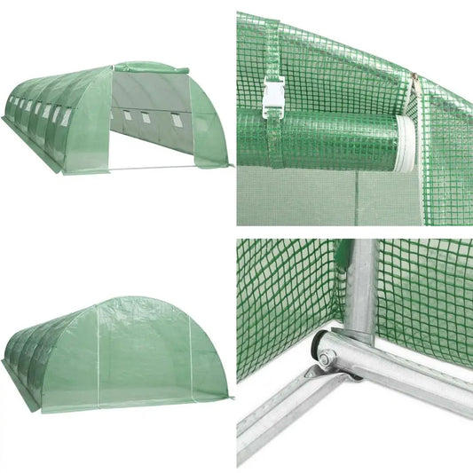 PE Mesh Greenhouse With Steel Frame