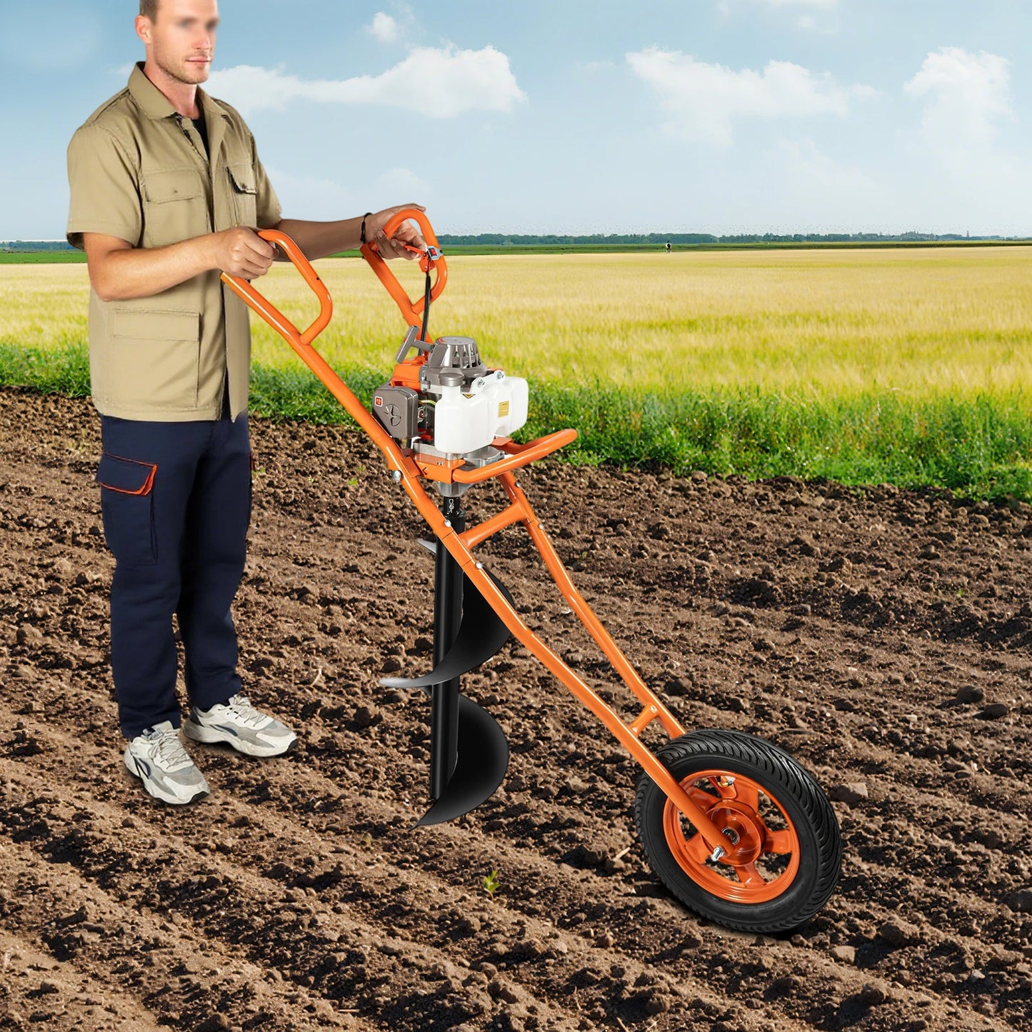 Hign-concerned Gas Powered Earth Auger Post Hole Digger