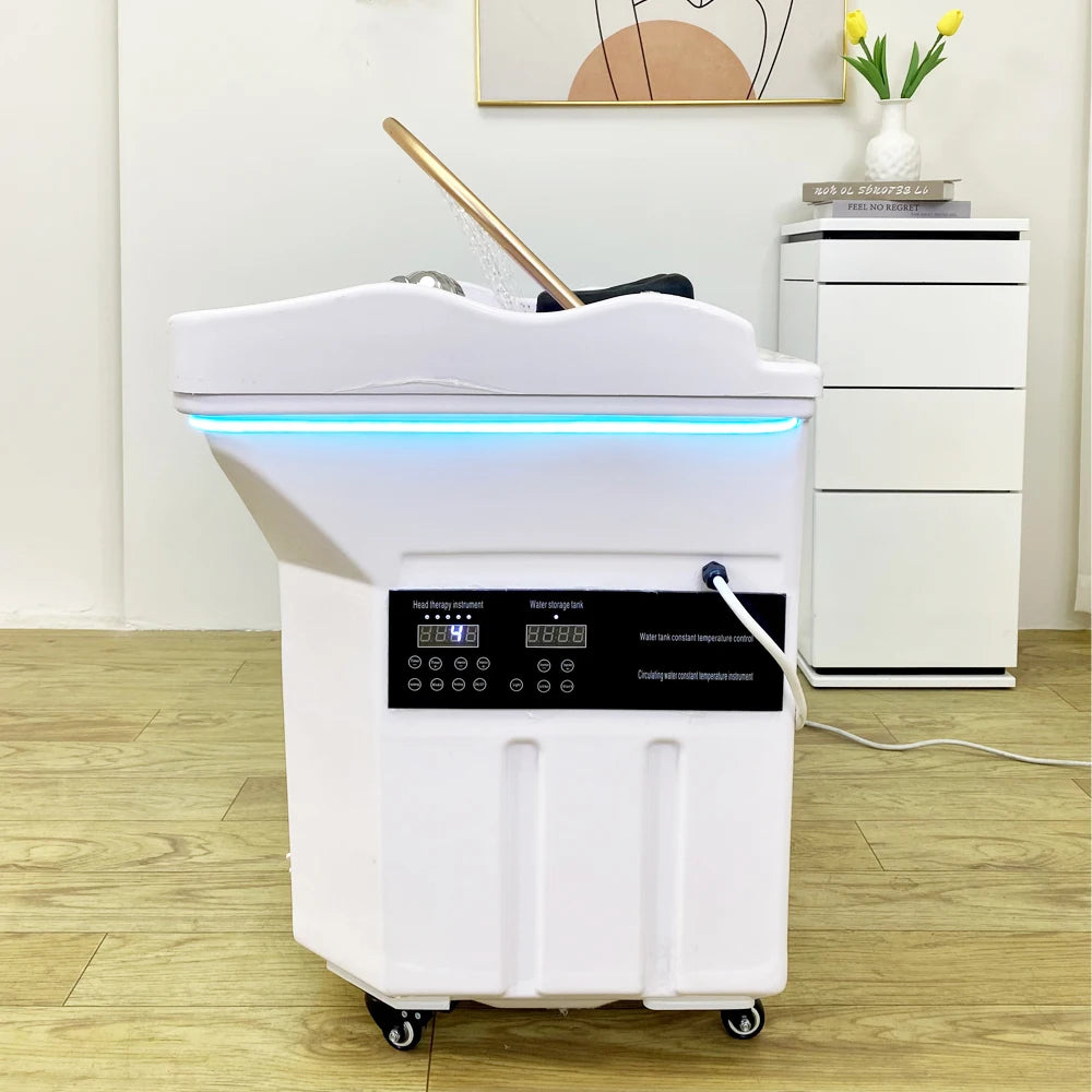 General Use Head Spa Shampoo Basin With Built In Water Heating