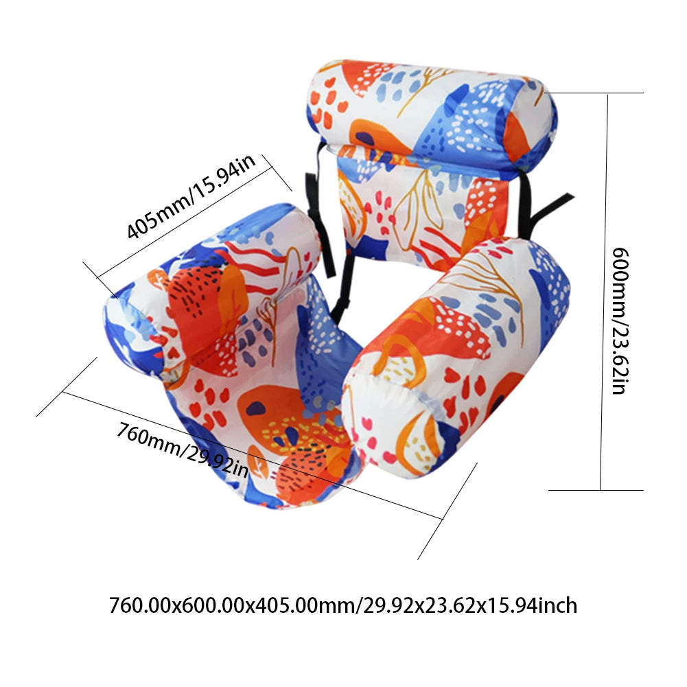 APWIKOGER PVC Inflatable Pool Float Lounger Hammock Chair