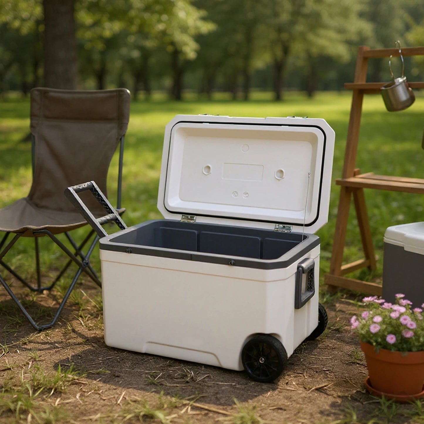 NovaSphere Wheeled Hard Shell Cooler for Beach Camping