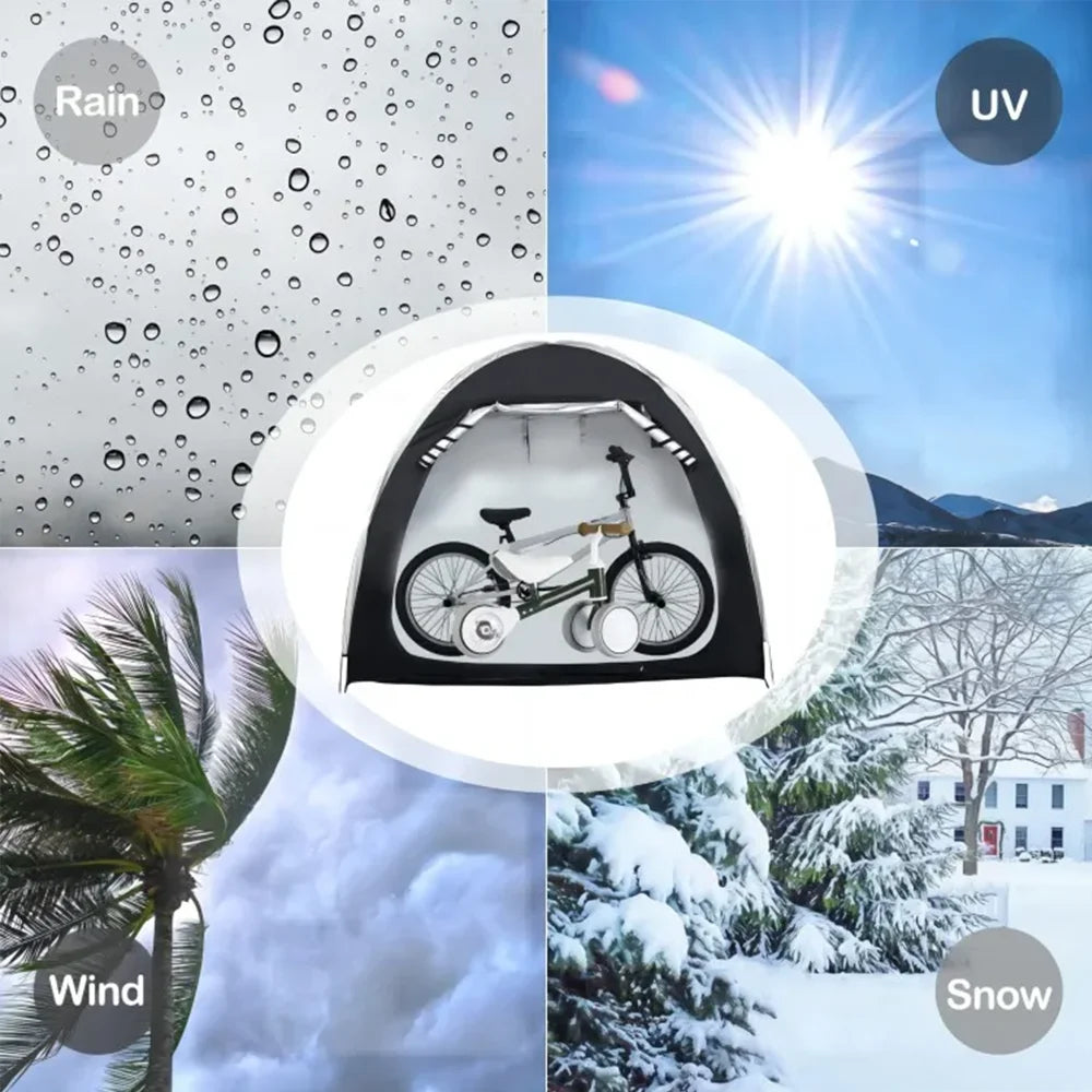Foldable Waterproof Outdoor Bike Tent Storage Shelter For Road Bicycle