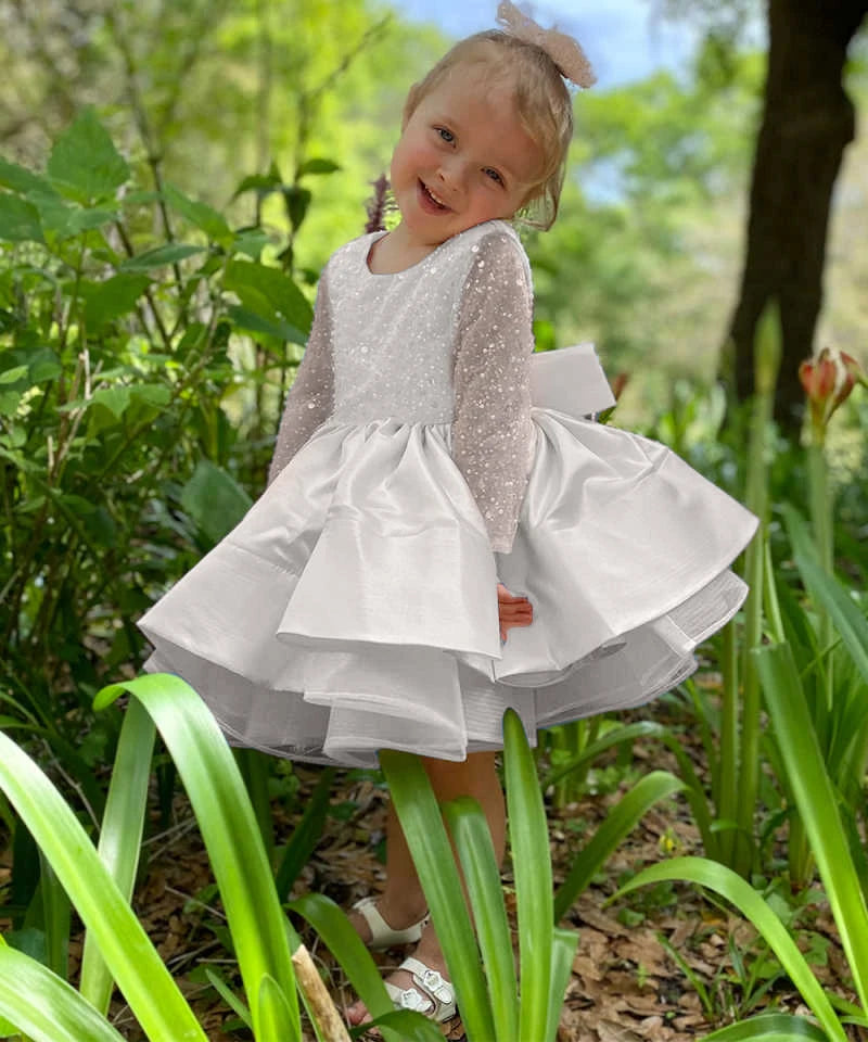 Girls Pageant Dress Puffy Ball Gown For Wedding First Communion
