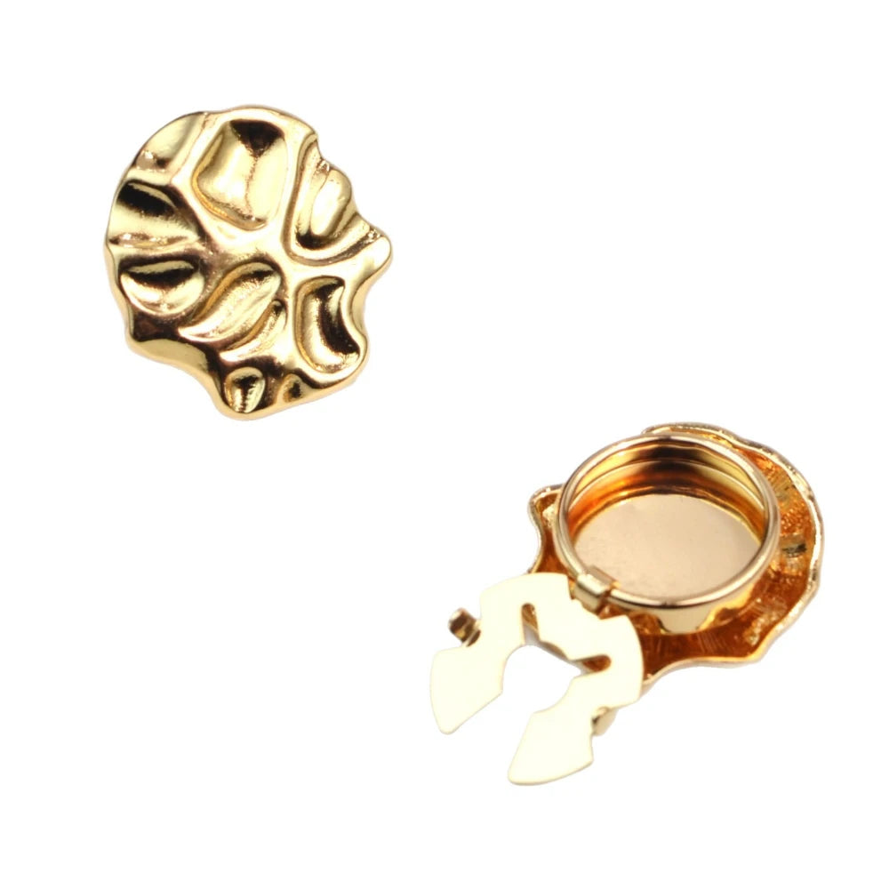 Fashion Metal Button Covers For Shirt Cufflinks Unisex Accessories