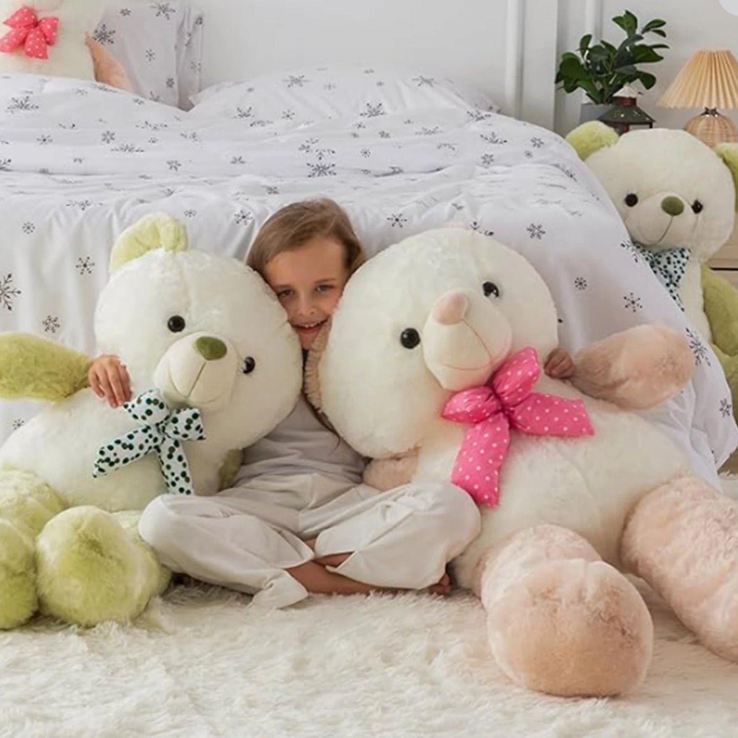 Giant Plush Teddy Bear Jumbo Stuffed Toy for Holidays and Gifts