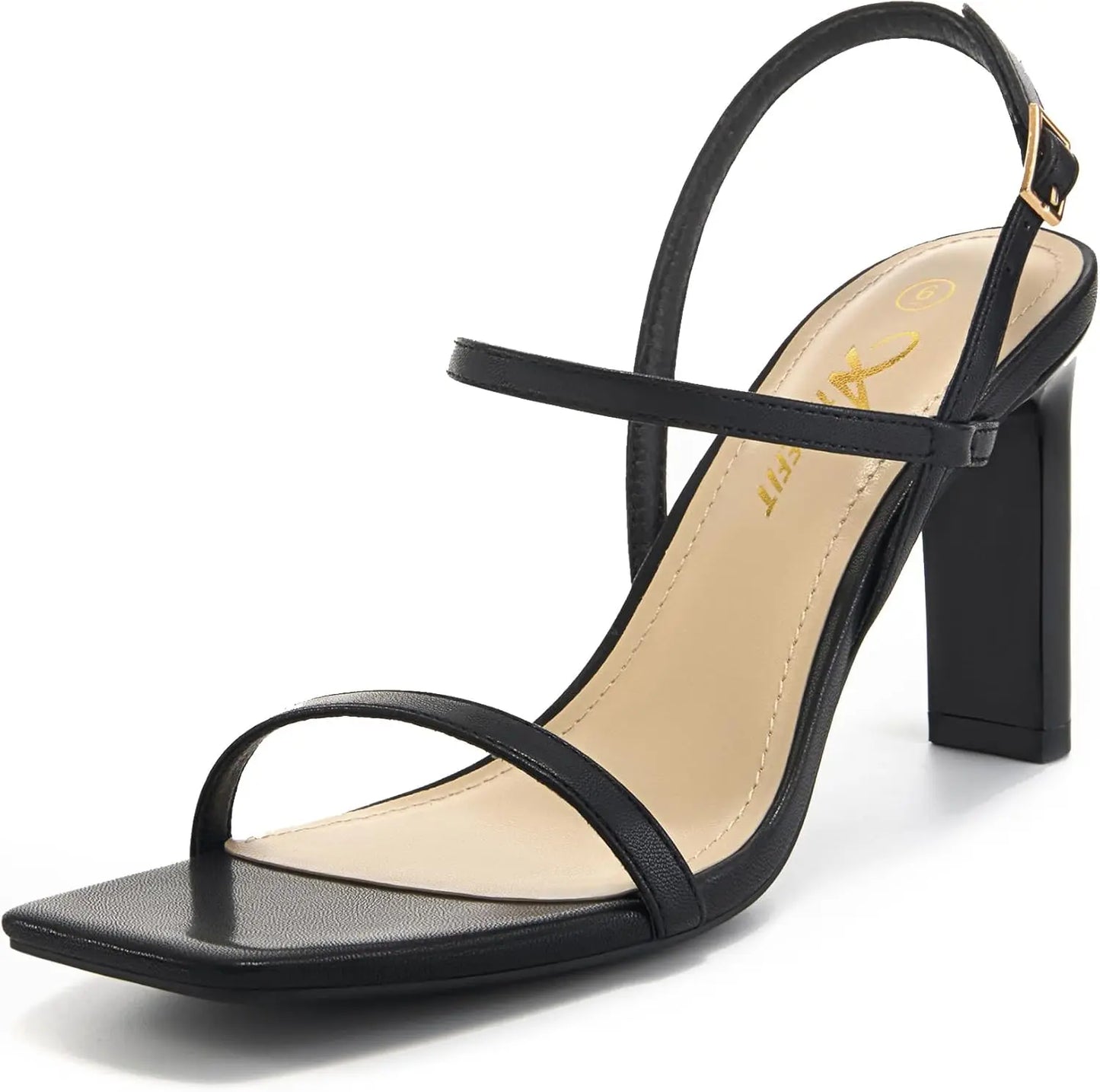 Women's Strappy High Heels Open Toe Ankle Strap Wedding Sandals