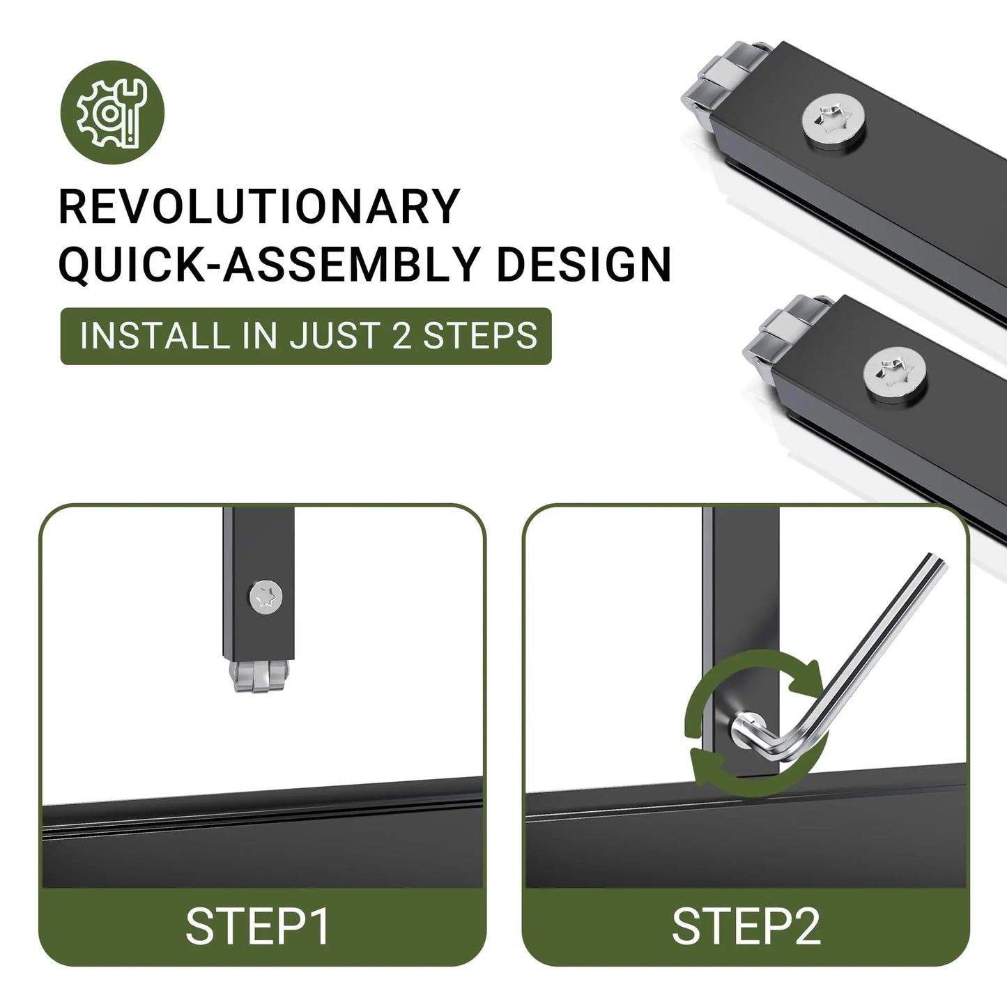 VIWAT T Shape Polycarbonate Greenhouse With Aluminum Frame