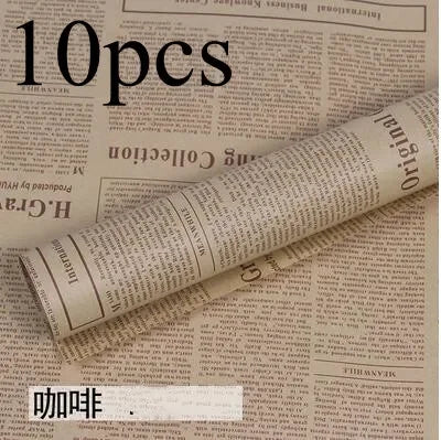 Hign-concerned Kraft Sunflower Gift Wrapping Paper Bouquet