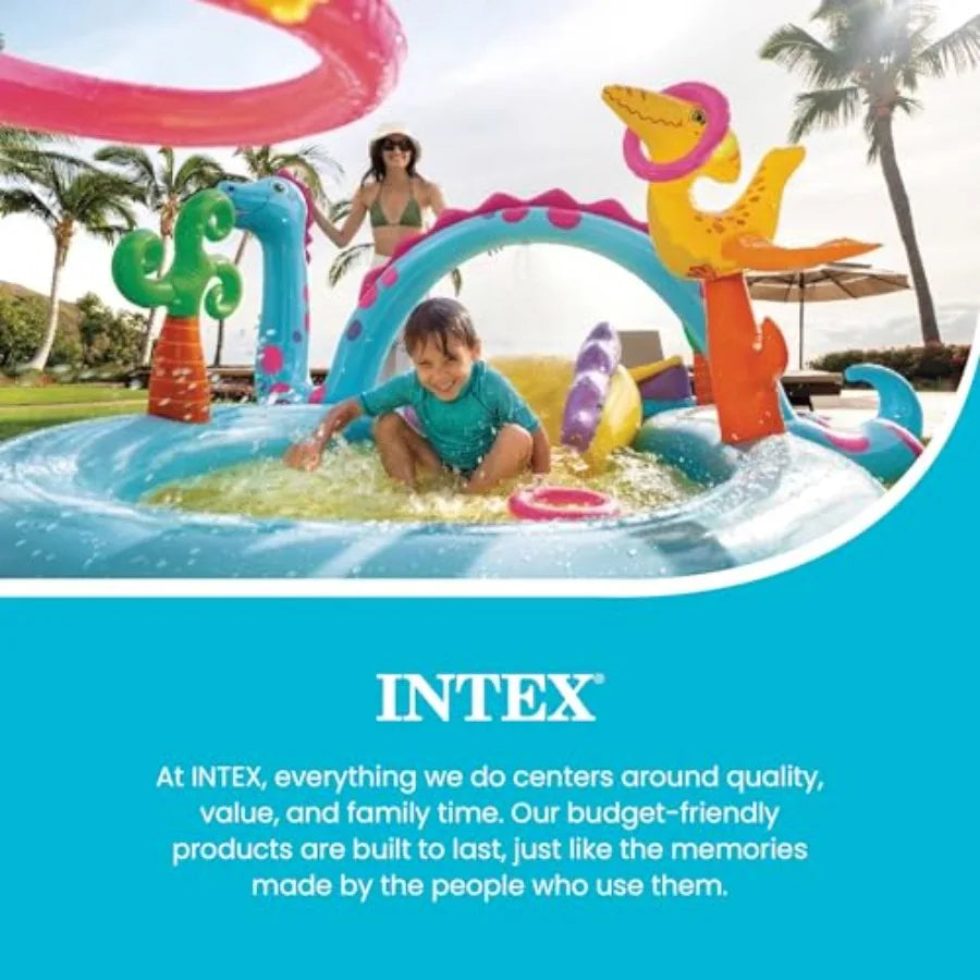 Dinoland Play Center Inflatable Kiddie Pool For Outdoor Use