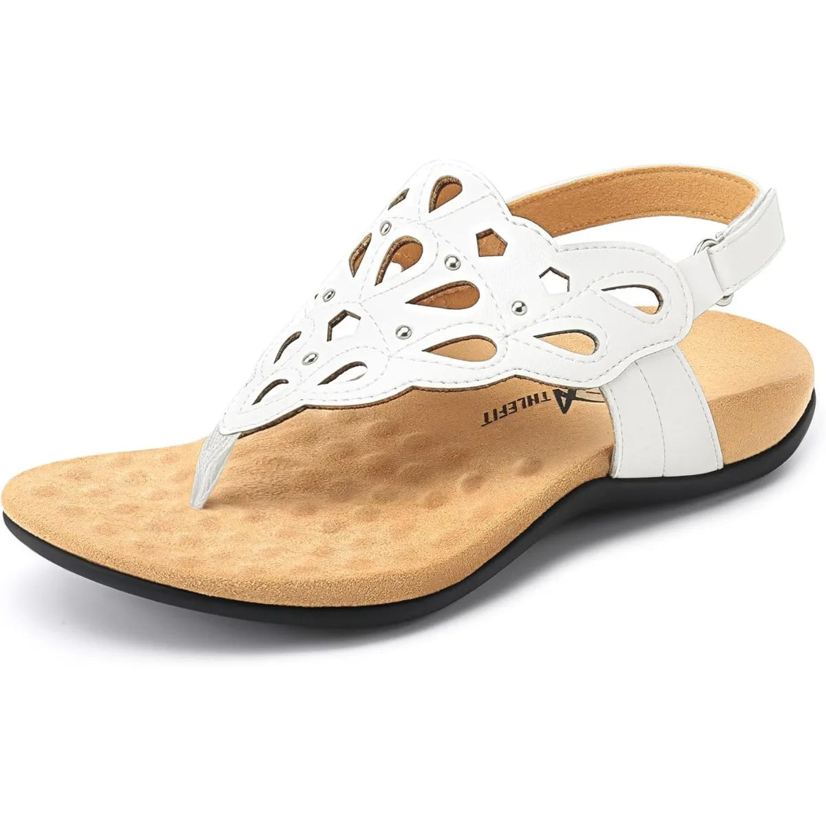 Orthopedic Womens Sandals With Arch Support And Adjustable Thong Sandals