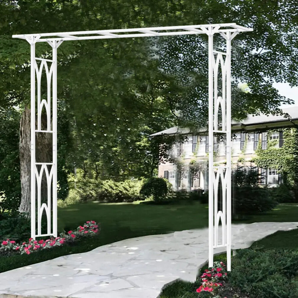 Frame Garden Arch Metal Wedding Arbor Trellis Pergola