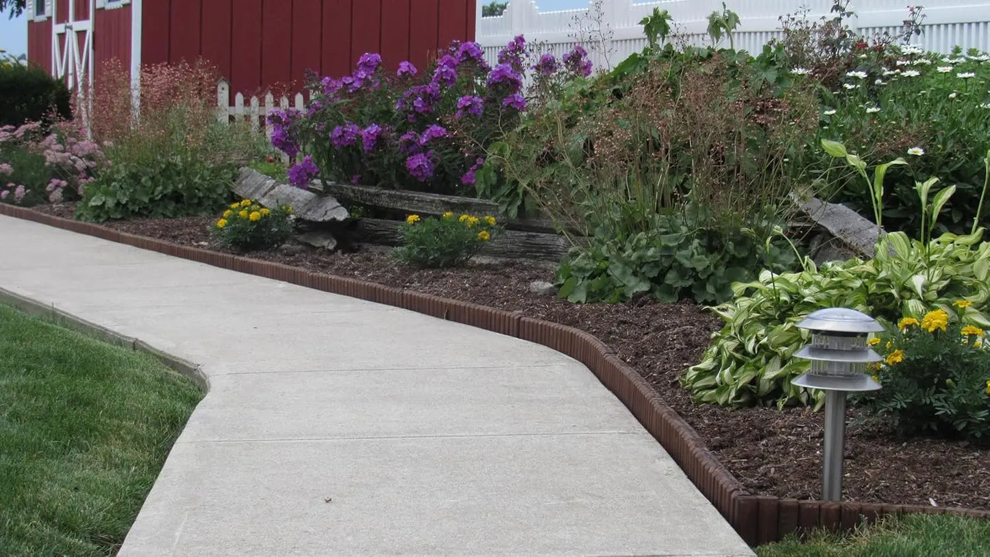 Flexible Lawn And Landscape Border Edging For Garden Beds