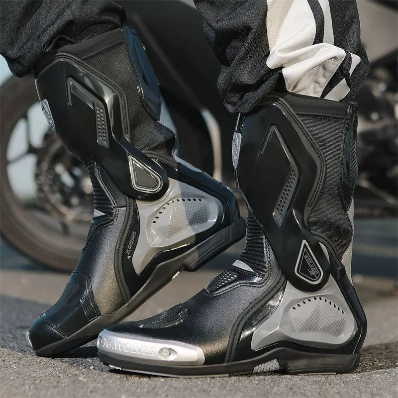 Zhejiang Motorcycle Cross-Country Professional Racing Boots For Men Breathable Gear