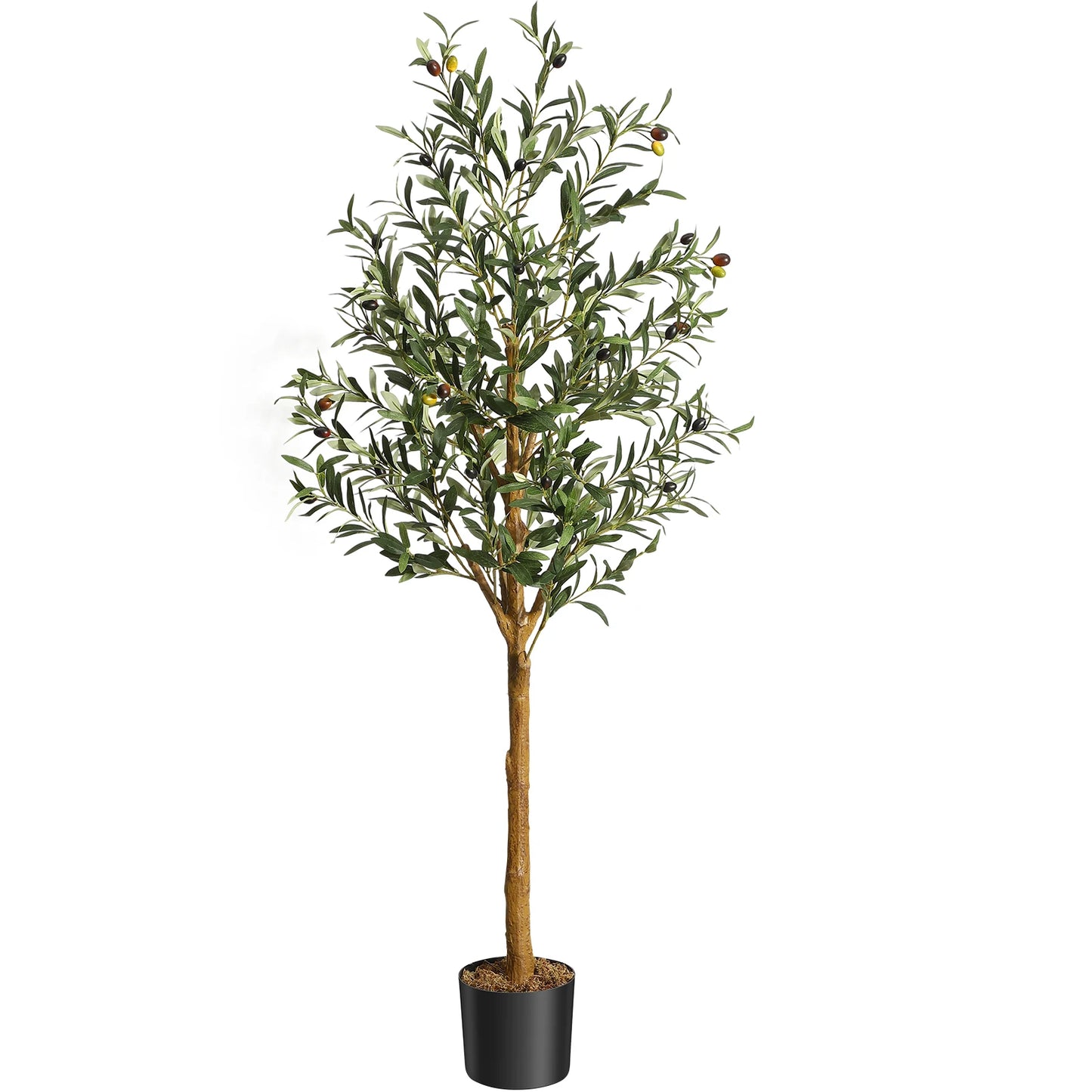 HiMISS Artificial Olive Tree In Pot Realistic Indoor Plant Decor