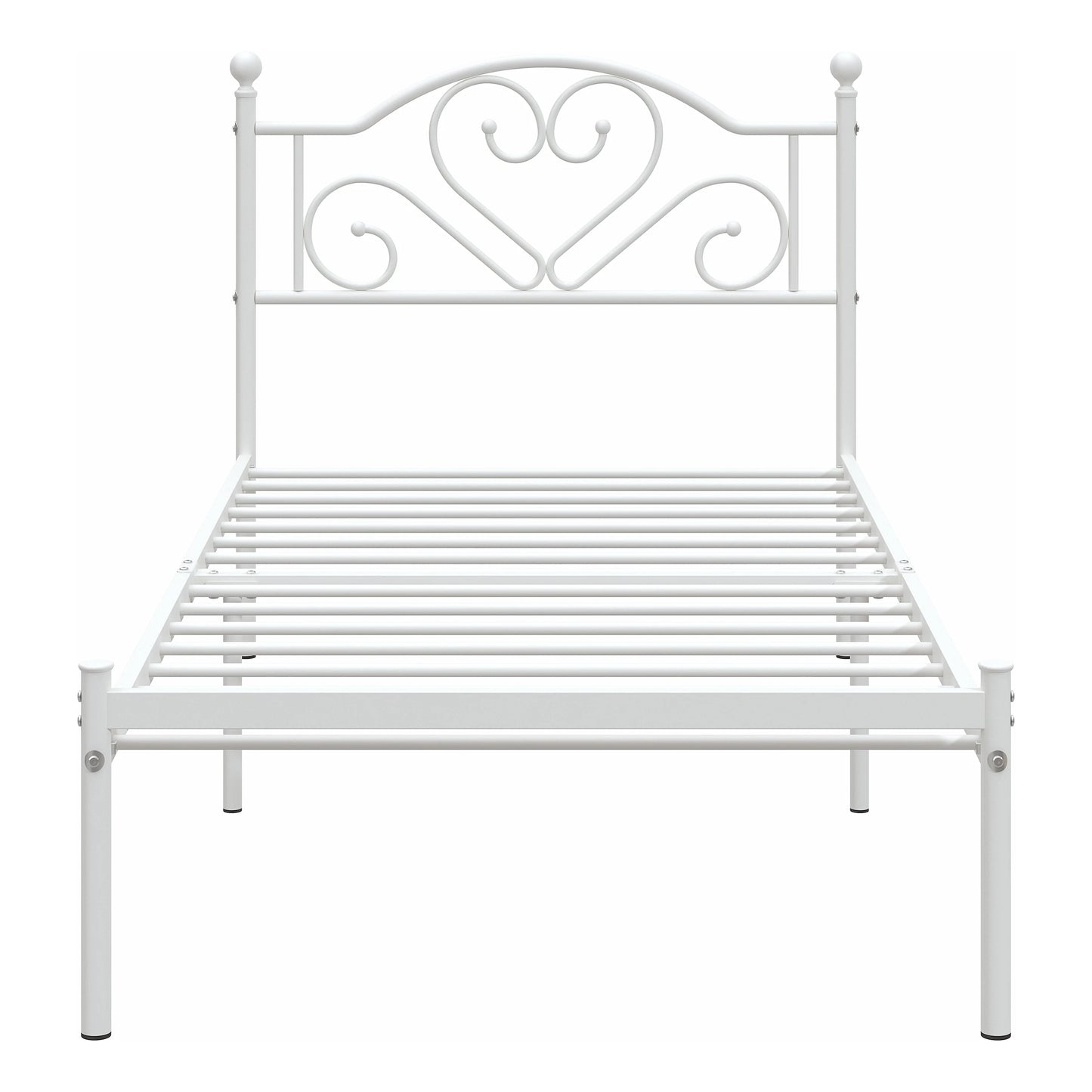 Merronix Heavy Duty Metal Platform Bed Frame With Headboard