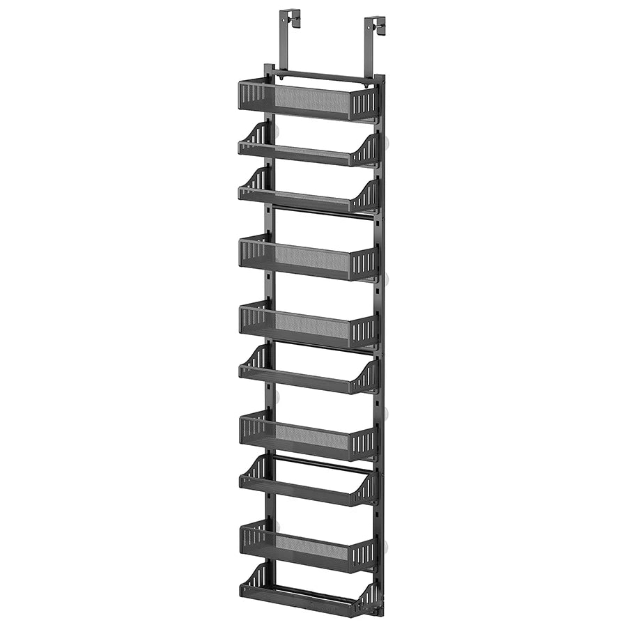 TWISTER.CK Over The Door Pantry Organizer 10 Tier Heavy Duty Metal Rack