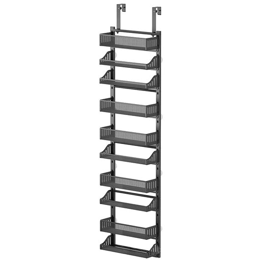 TWISTER.CK Over The Door Pantry Organizer 10 Tier Heavy Duty Metal Rack