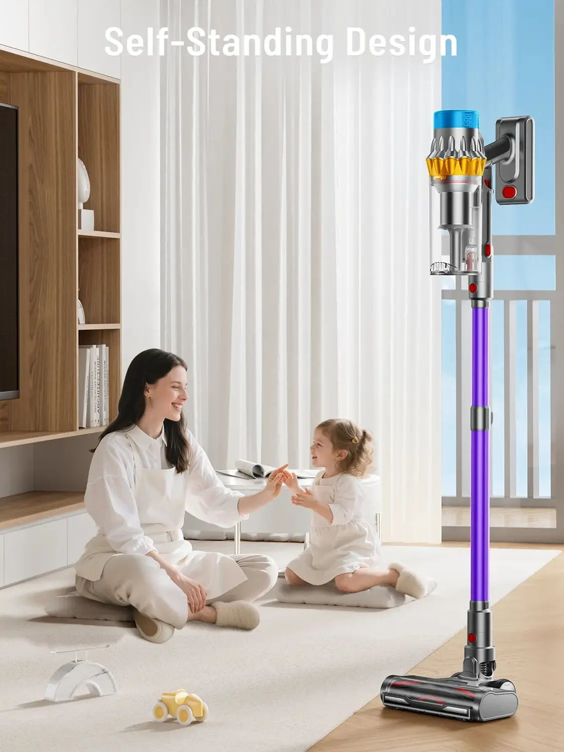 VAKERR X15 Pro Cordless Vacuum Cleaner 65KPa Strong Suction 70Min