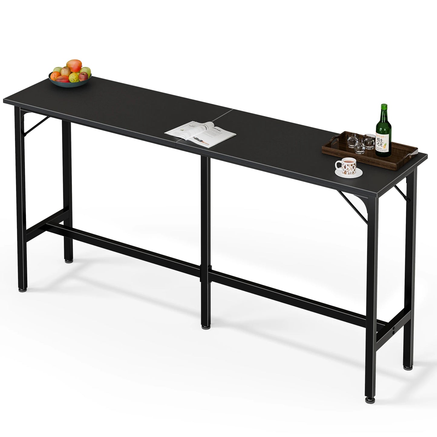 JHK Rectangular High Top Counter Height Table For Living Room