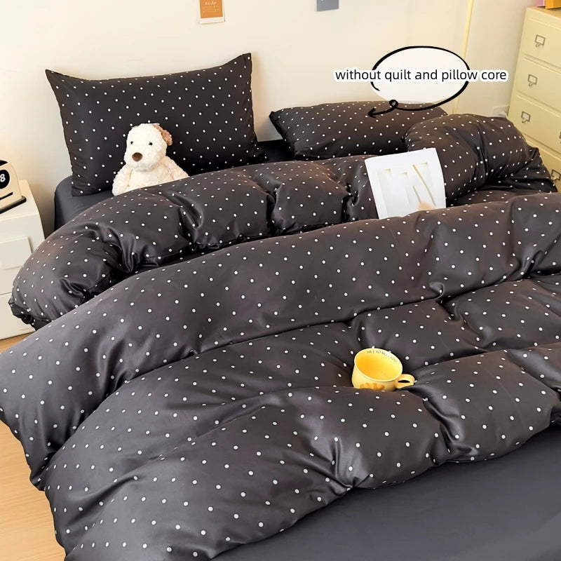 Satin Duvet Cover Set 3 Piece With Pillowcases Soft And Comfortable
