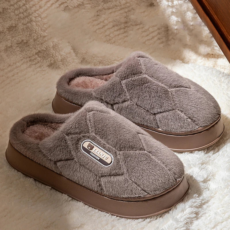 Winter Indoor Non-Slip Slippers for Men and Women