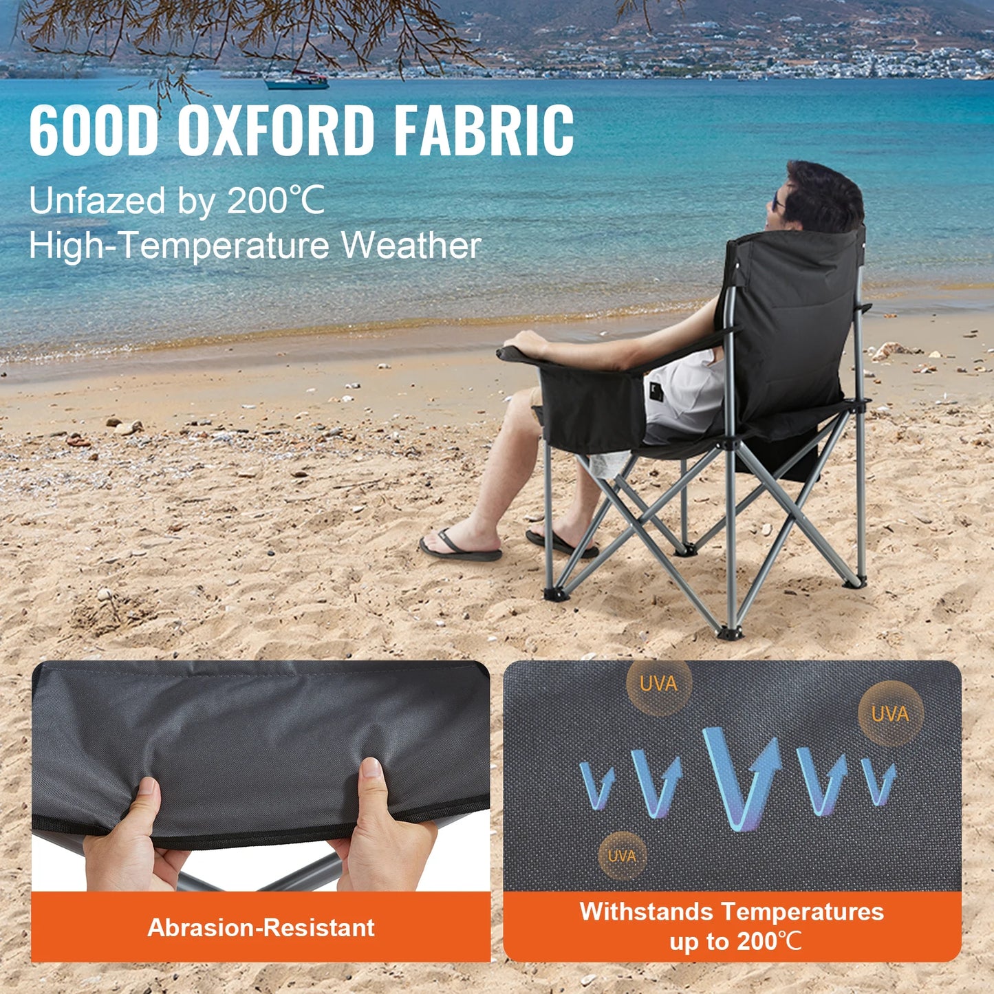 SucceBuy Ultralight Outdoor Folding Chair Portable Beach Hiking