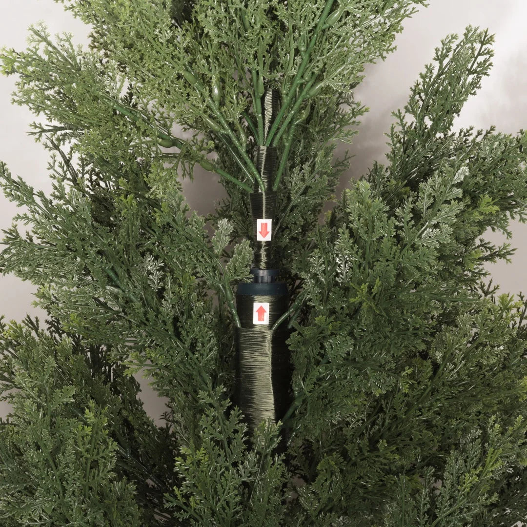 Artificial Cypress Tree UV Resistant Indoor Outdoor Decoration