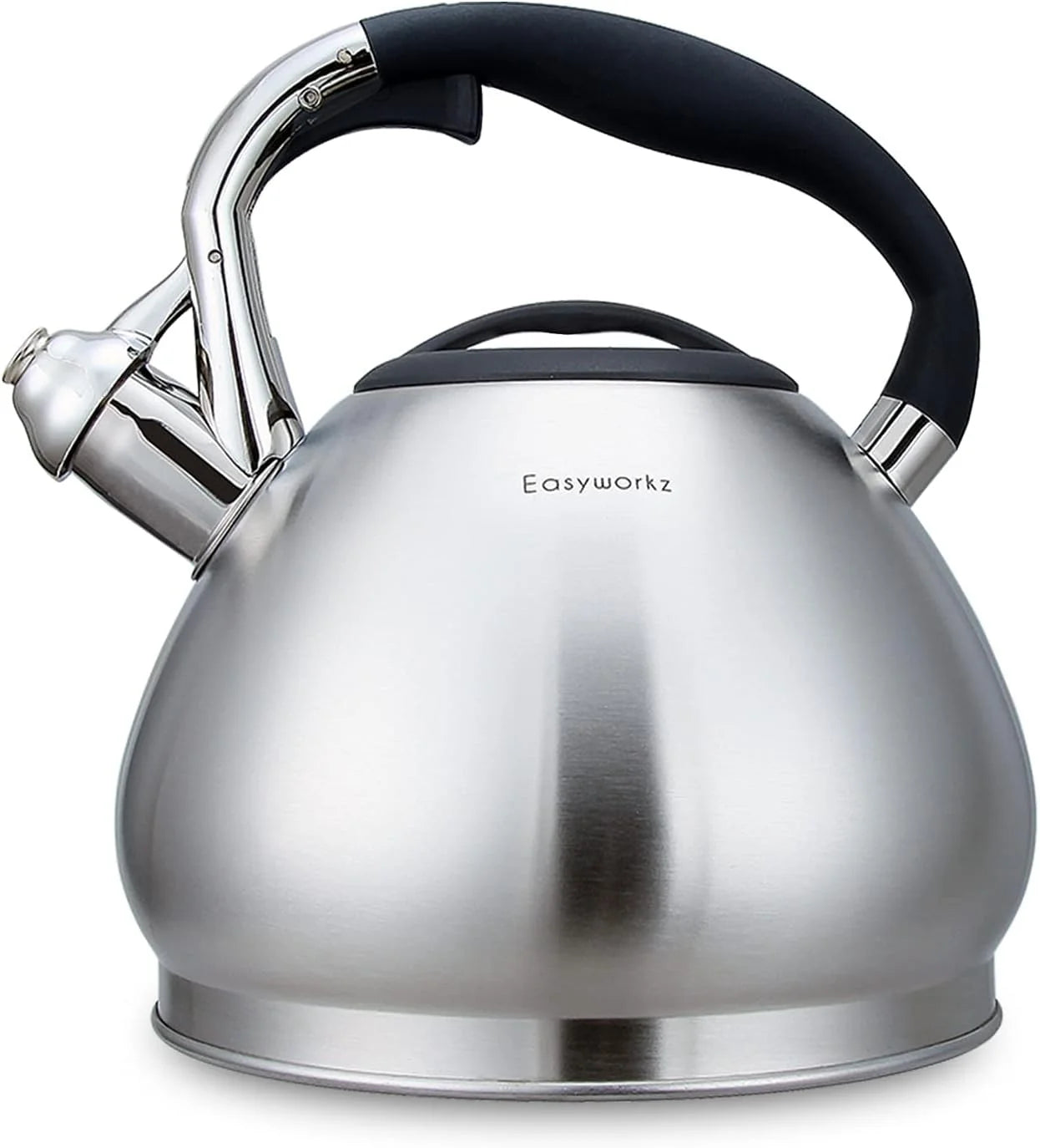 Easyworkz Whistling Stovetop Kettle Stainless Steel Tea Pot