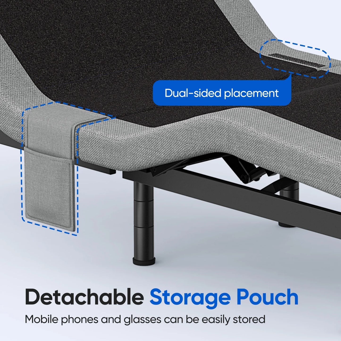 Furgle Adjustable Bed Base With Massage And Remote