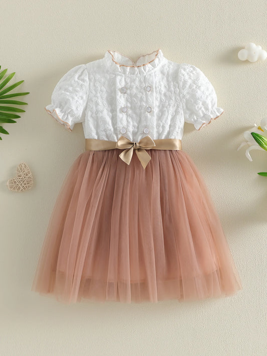 Elegant Flower Girl Lace Dress Vintage Style For Special Occasions