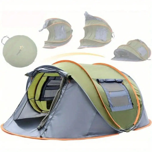 Easy Pop Up Camping Tent With Two Doors Waterproof