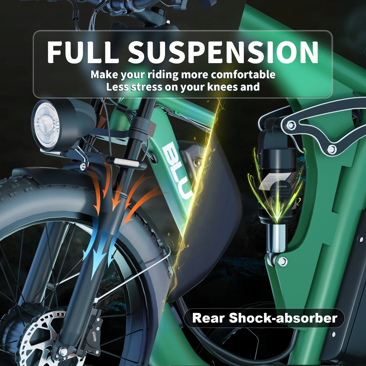 ZEEGR Moobelo V1 52V 2000W Dual Motor Fat Tire EBike