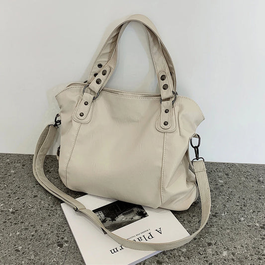 PU Leather Shoulder Crossbody Bag Hobo Style For Women