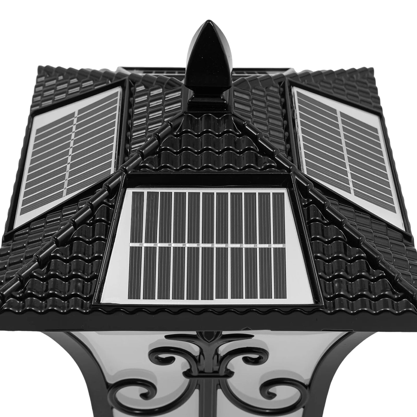 Bymaocar Outdoor Solar Post Light With Remote