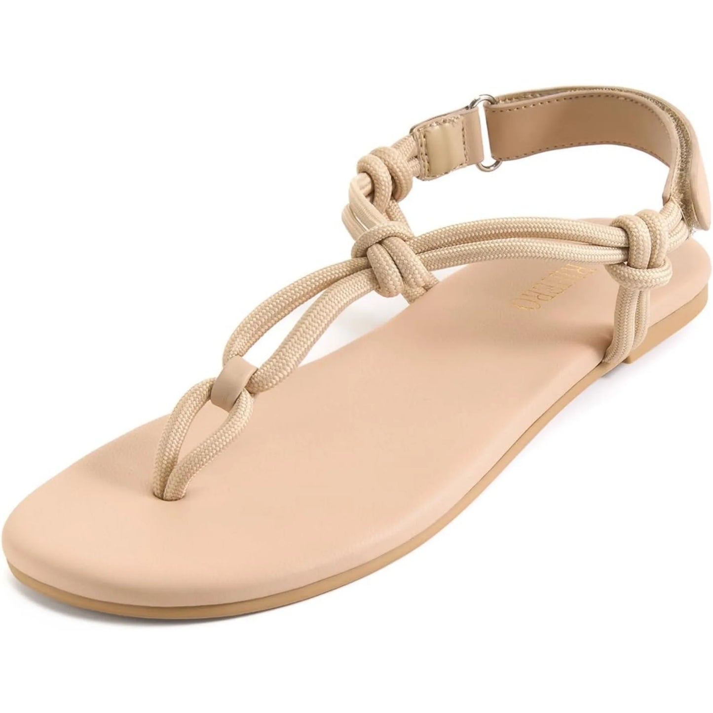 Rope Thong Sandals For Women Ankle Strap Beach Flip Flops