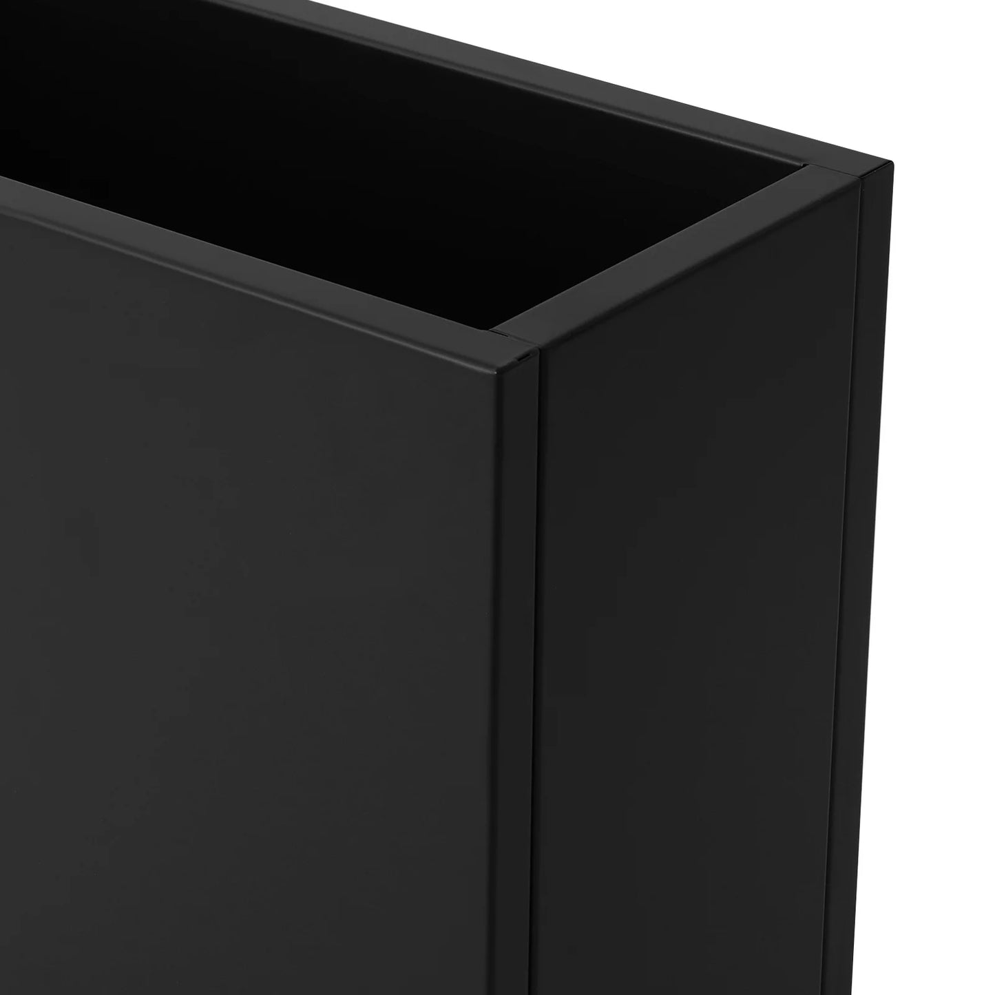 Rectangular Steel Flower Planter Box for Gardens and Patios