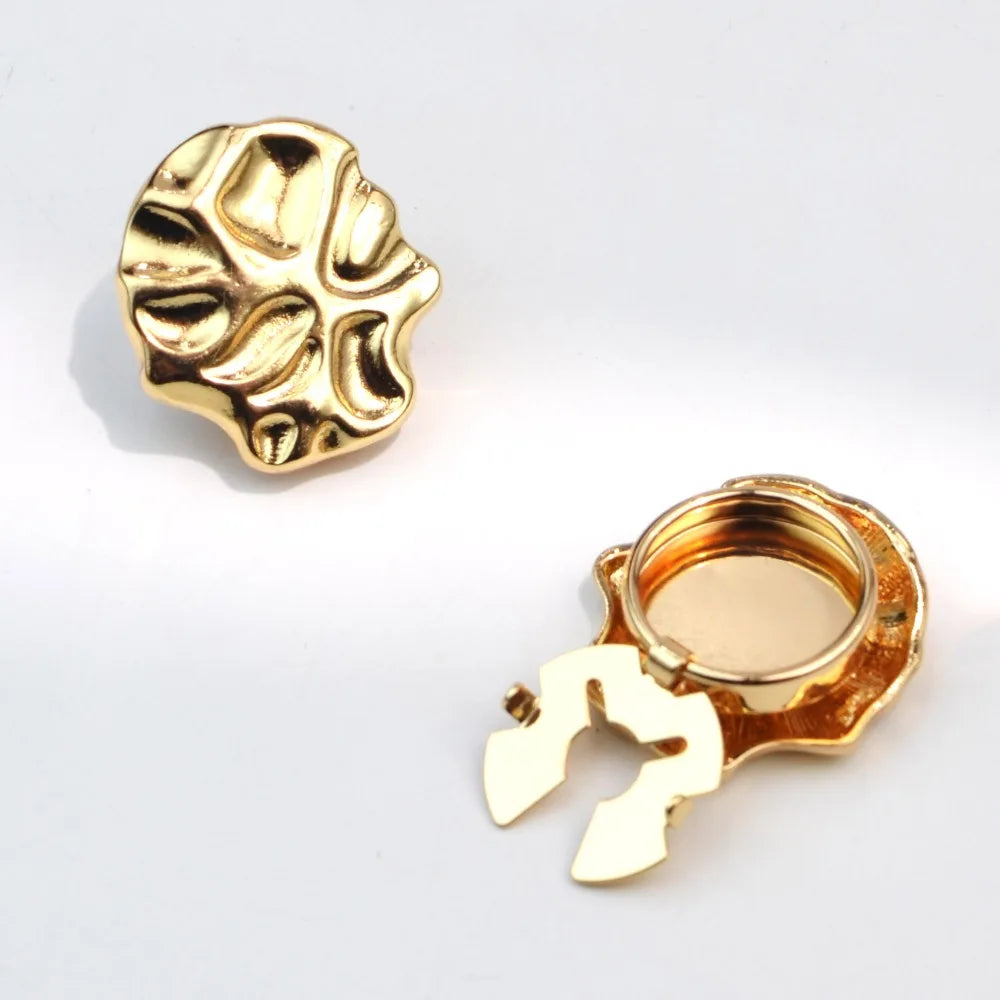 Fashion Metal Button Covers For Shirt Cufflinks Unisex Accessories