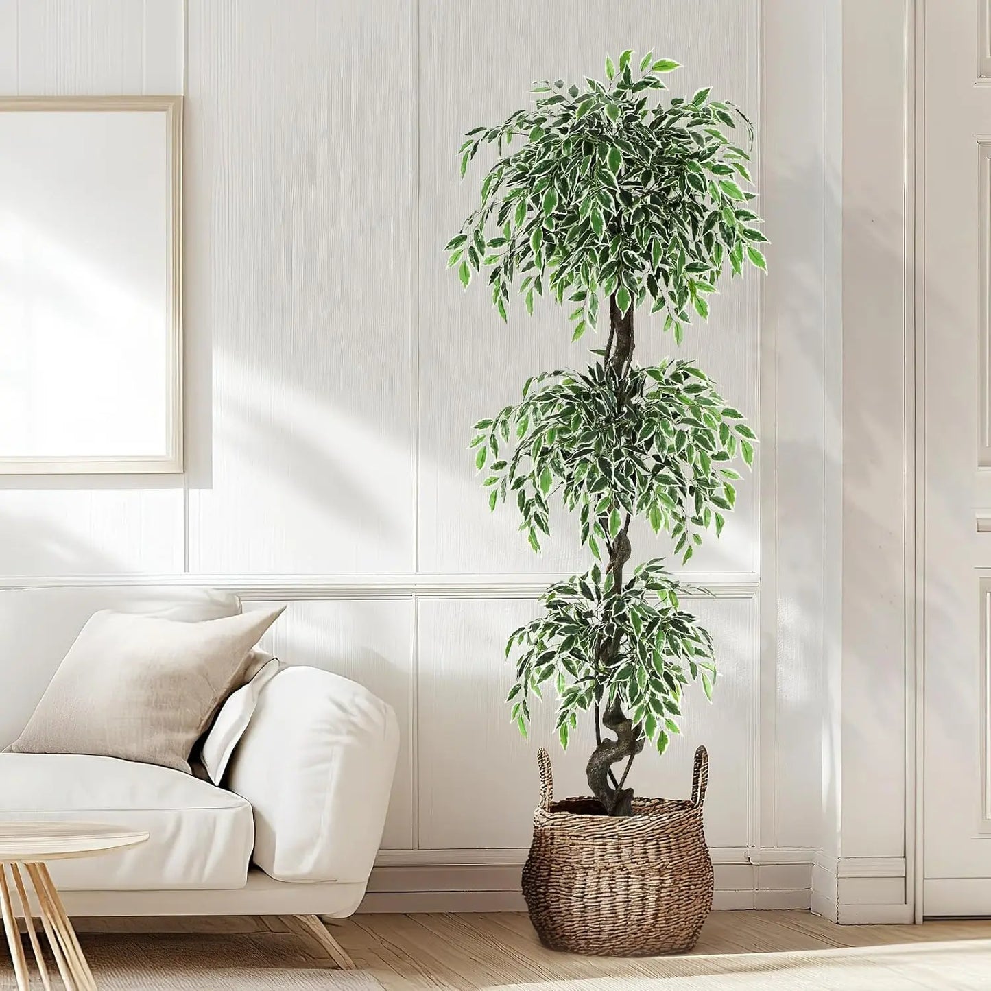 HiMISS Artificial Ficus Tree Indoor Outdoor Decor For Office