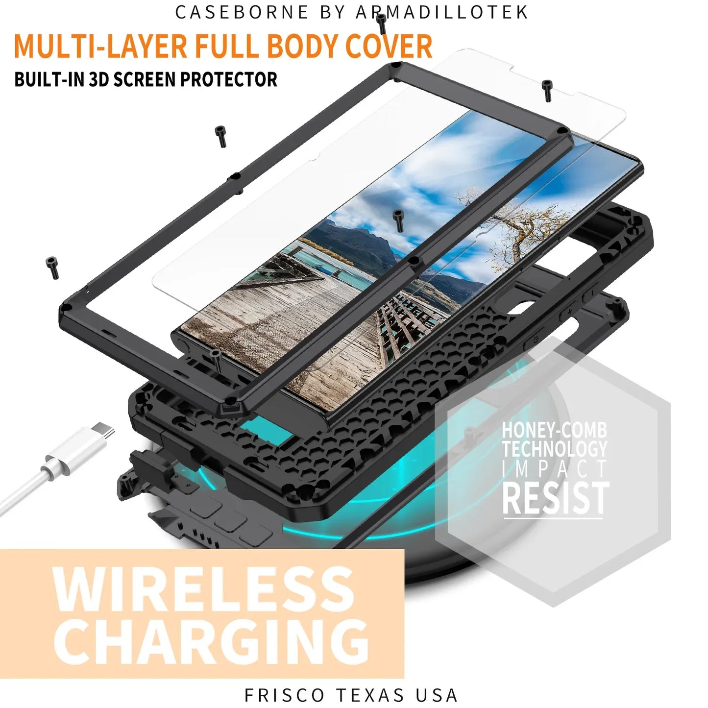 Military Grade Rugged Case For Galaxy S Ultra Plus