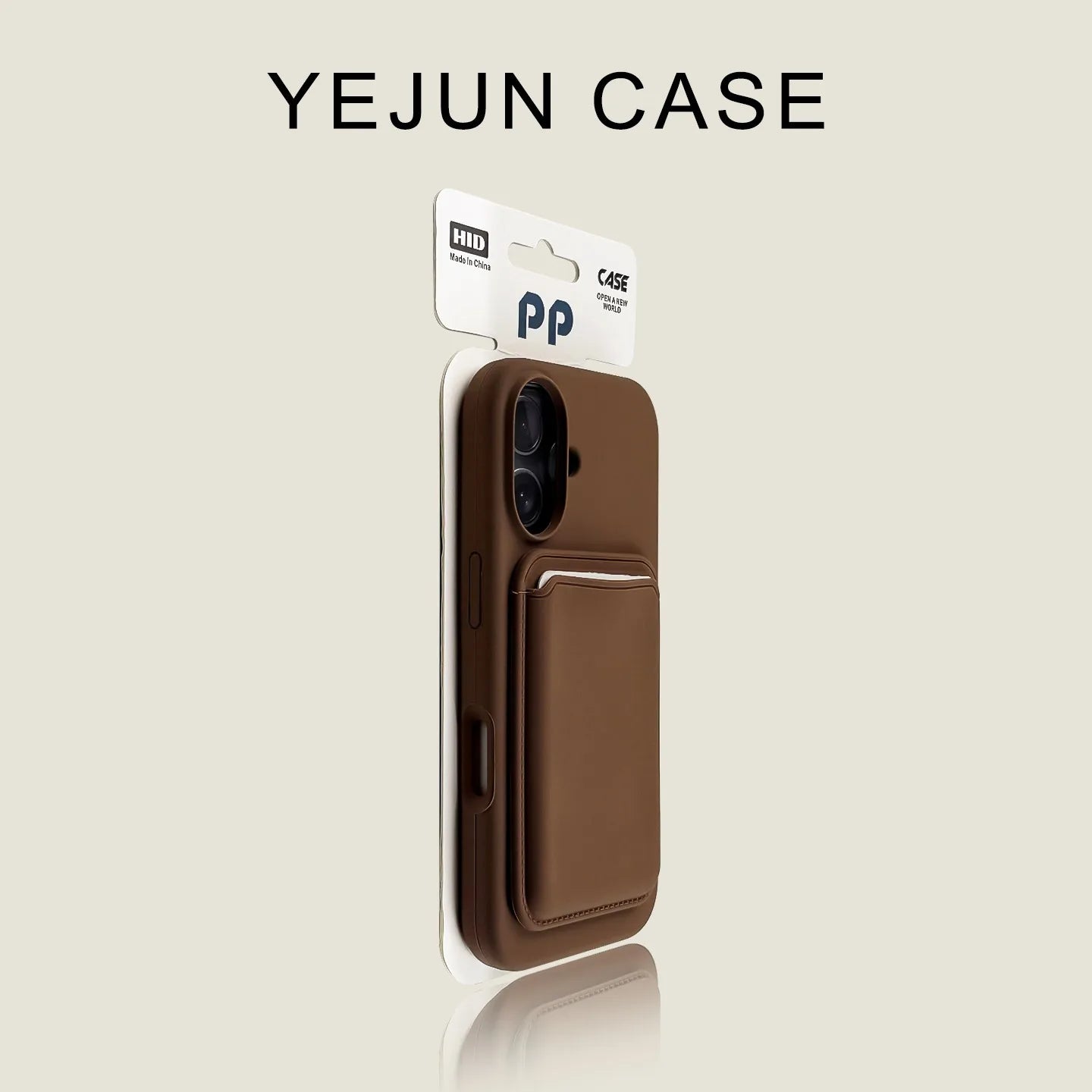 NONED Liquid Silicone Wallet MagSafe Phone Case for iPhone