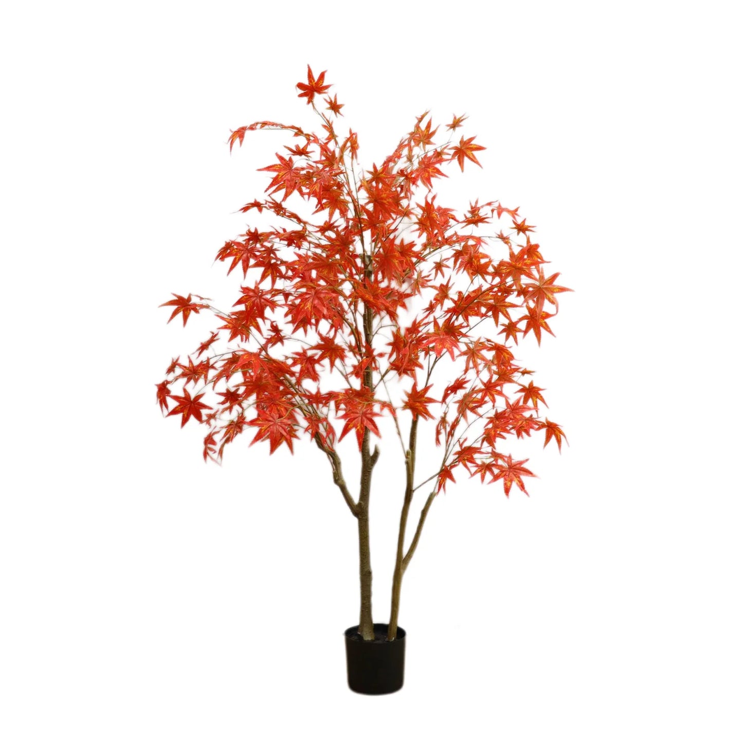 Twister Autumn Maple Artificial Tree In Pot Home Decor