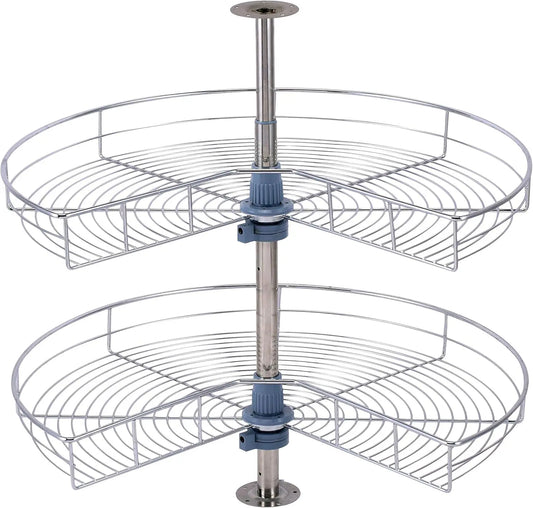Kidney Shape 270 Degree Lazy Susan For Kitchen Corner Cabinets