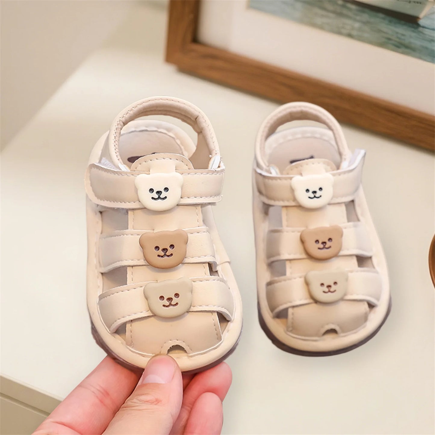 NONECN Toddler Sneakers Breathable Mesh Slip-On Athletic Shoes